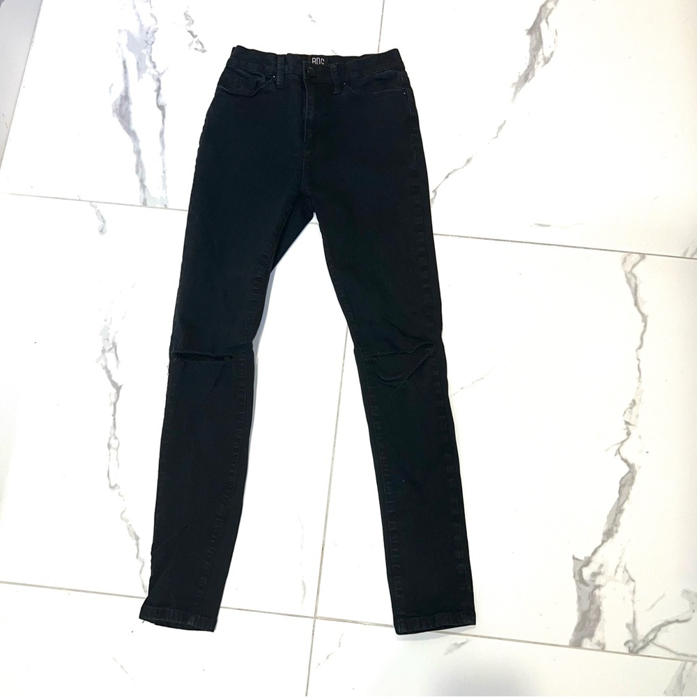 Urban Outfitters BDG high rise skinny jeans ripped at the knees